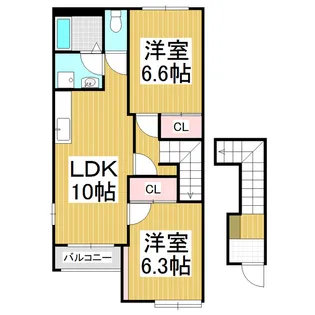 アレグリア【2階】の間取り