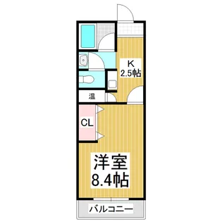 中曽根ビル【205号室】の間取り