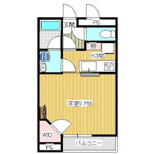 レオパレスチアーズ【103号室】の間取り