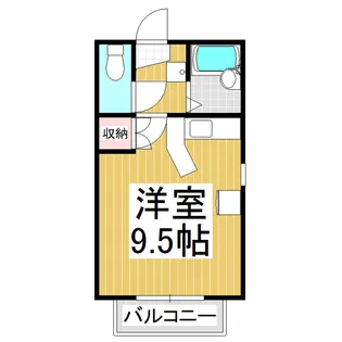 ポチの家【E号室】の間取り