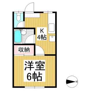 メゾンドール【103号室】の間取り