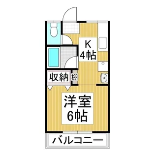 メゾンドール【103号室】の間取り