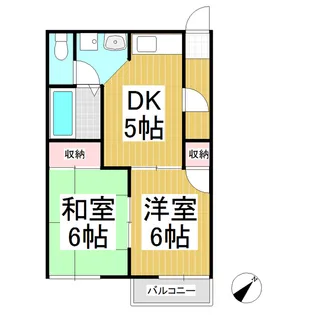 ニューシティハイツ【201号室】の間取り
