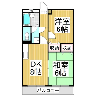 マンション・アダージョ【105号室】の間取り