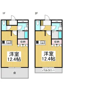 レジデンスワイズ【101号室】の間取り