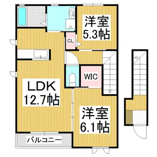 アネックスコートⅡ B【201号室】の間取り
