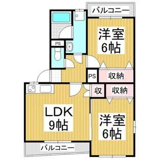 ガーデンハイム樗3番館【101号室】の間取り