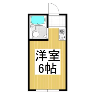 アップルハイツ【1-2号室】の間取り