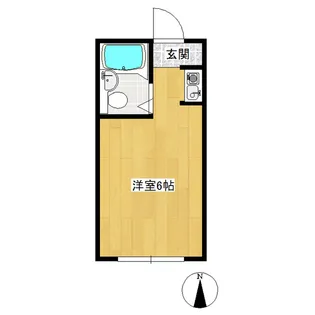 アップルハイツ【2-5号室】の間取り