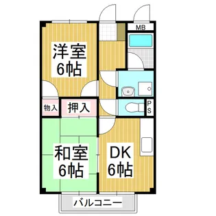サープラス大垣登1【2階】の間取り