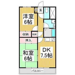カクヘイマンション パート1【305号室】の間取り