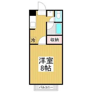 保屋野ハイツ【2階】の間取り
