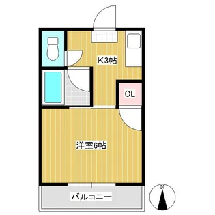 スイングN3【202号室】の間取り