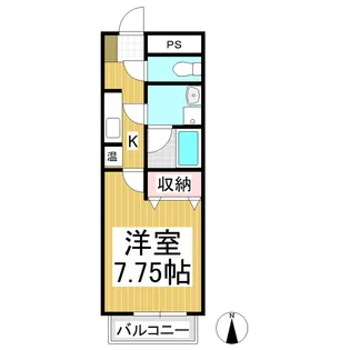 サンライン東部【3-B号室】の間取り