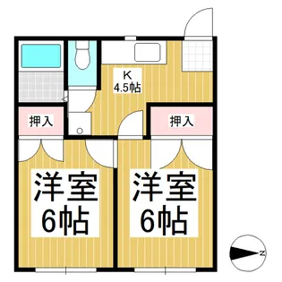グリーンハイツ長池【101号室】の間取り