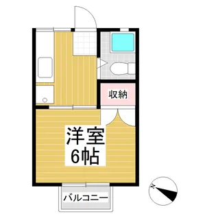 パナハイツあゆみの【101号室】の間取り