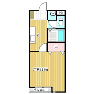 マイライフ【201号室】の間取り