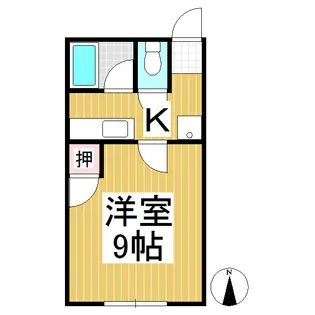 小平ハイツ【202号室】の間取り