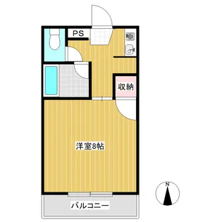 エスポワールM2【206号室】の間取り