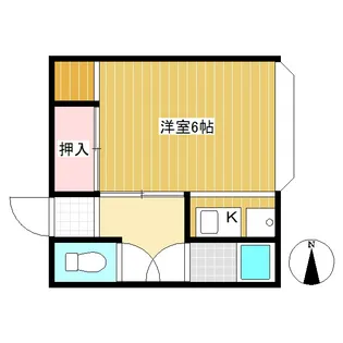 長野県上田市古里【マンション】の間取り