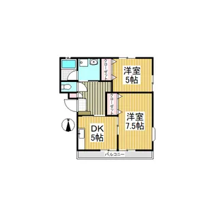 ボナールⅠ【201号室】の間取り