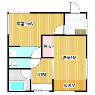コーポラス藤【102号室】の間取り
