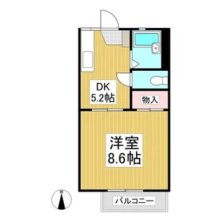 フレグランスりんどう【2階】の間取り