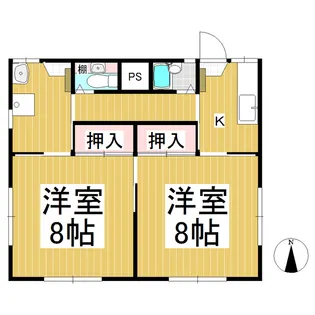 アフロディーテA【101号室】の間取り