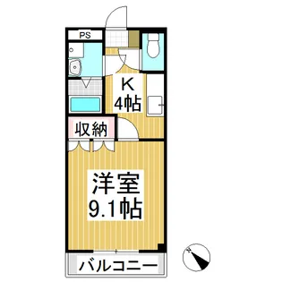 サニーコート【2階】の間取り