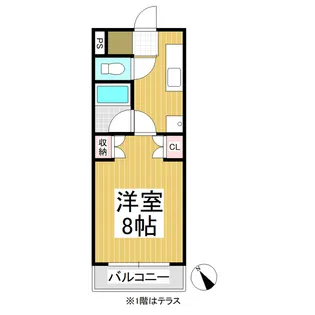 グリーンコートC【311号室】の間取り