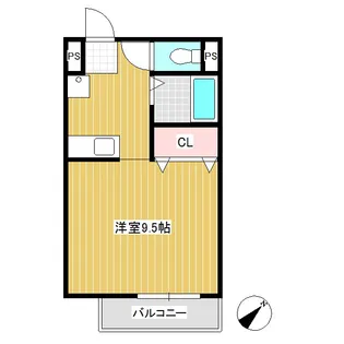 ガラ・プシケ【301号室】の間取り