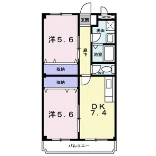 ディアコート【3階】の間取り