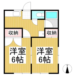 Bonheur3【105号室】の間取り