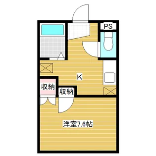 コーポアピア【3階】の間取り