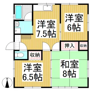 長野県上田市吉田【一戸建】の間取り