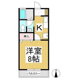 パエス・ミューレ【201号室】の間取り