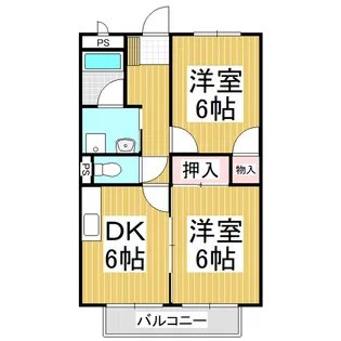 リンピアS・Y【2階】の間取り