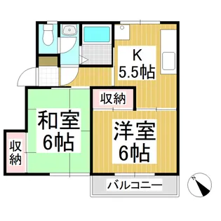 ウィンディーハウスT-one【101号室】の間取り