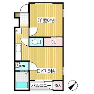 プレメゾン上野4【102号室】の間取り