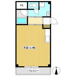ブランニューシティ E棟【304号室】の間取り