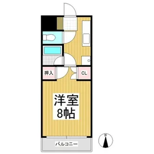 サウサリートイン上田【206号室】の間取り