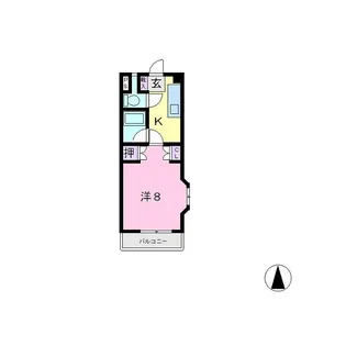 サウサリートイン上田【207号室】の間取り