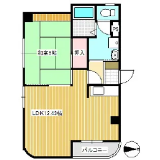 大手タナベビル【302号室】の間取り
