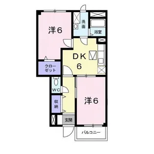 グランドステージしなのA【1階】の間取り