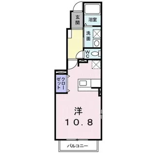 サニーブリーズ【1階】の間取り