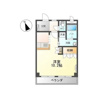 ルミナス三好町【2階】の間取り