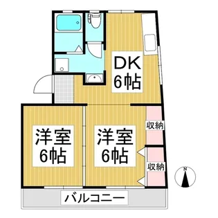 緑ロイヤルハイツ【306号室】の間取り