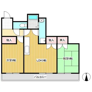 モアグレース16【702号室】の間取り