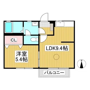 フレグランスPOMME【2階】の間取り