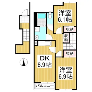アトレヴィ【2階】の間取り